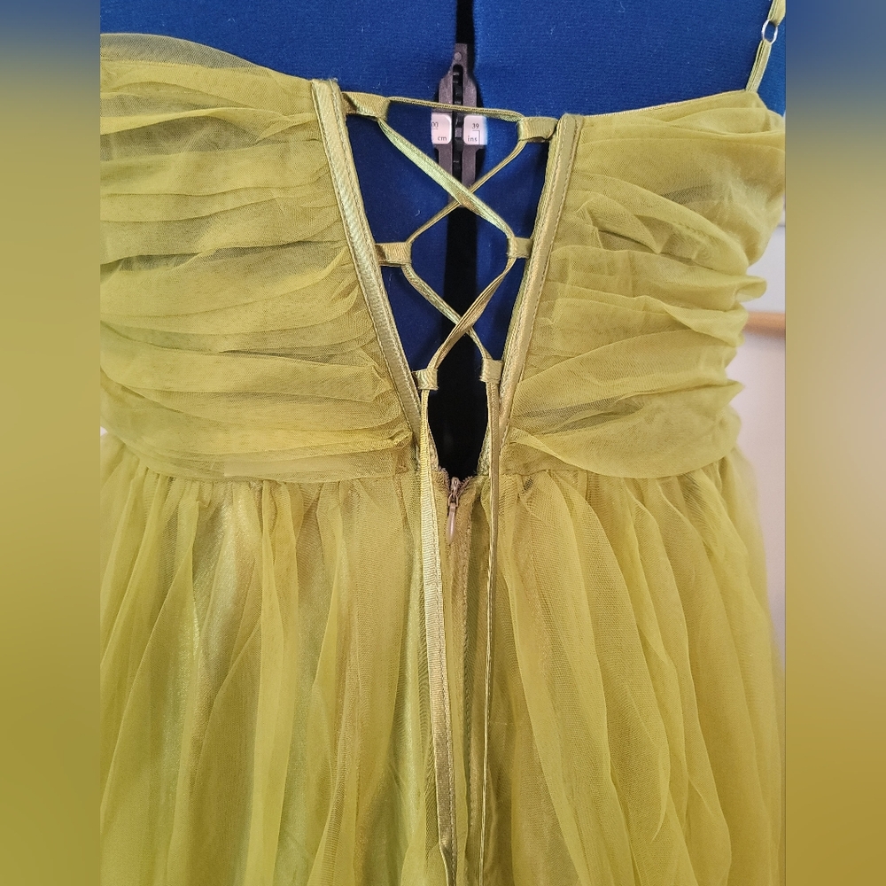 Faereisty NWOT Olive Green Ballgown Corset Size 2XL - Picture 3 of 8